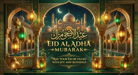Free Eid Al Adha Mubarak 2026 Islamic Prayer Background Images Image Download