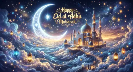 eid al adha mubarak 2026 premium islamic wallpaper download