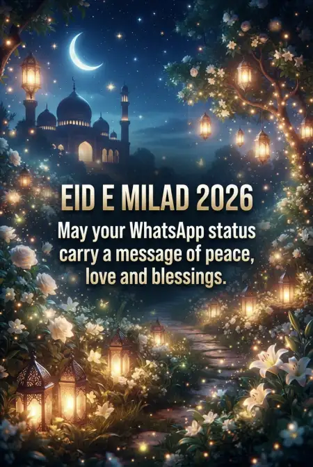 Eid E Milad 2026 Whatsapp Status - Free Eid E Milad 2026 Download