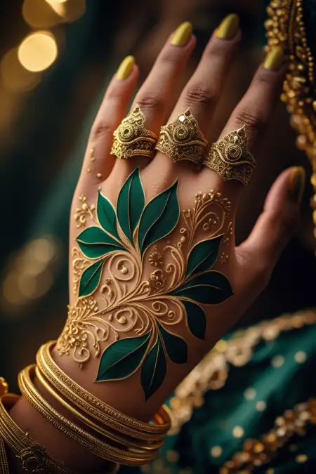 Eid Mehndi Design Latest Picture - Free Related Mehndi Design Image