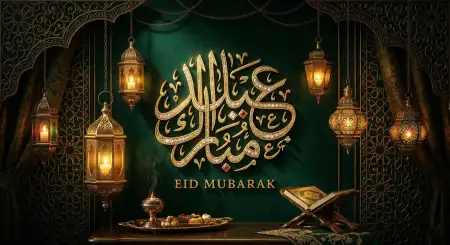 Eid Mubarak Background Light Green - Free Eid Mubarak Download