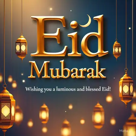  Eid Mubarak Wishes With Festival Vibes - Free Related Eid Mubarak Wishes Image
