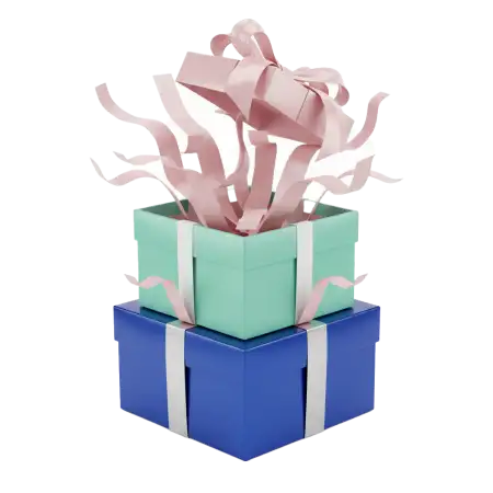 Elegant Gift Box Png Ribbon Wrap - Free Gift Boxes Png Download