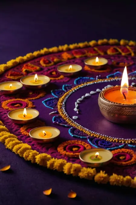 Elegant Happy Diwali 2024 Background For Mobile - Free Background Download