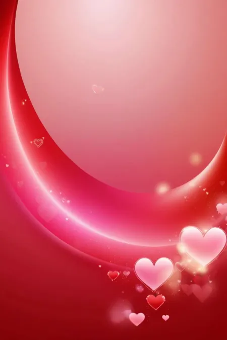 Elegant Red And Pink Wallpaper For Valentine Day Celebration - Free Related Pink Image