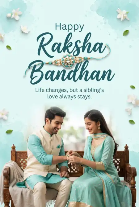 Emotional Raksha Bandhan Greetings For Loving Brother - Free Happy Raksha Bandhan Greetings Download