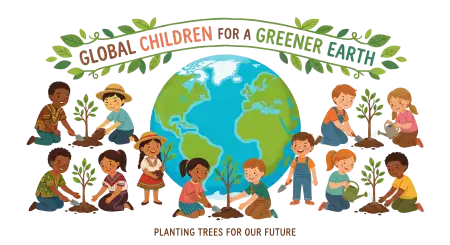 Environment Day Children Planting Trees Png - Free World Environment Day Png Download