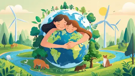 Environment Day Green Earth Poster Slogan - Free Green Download