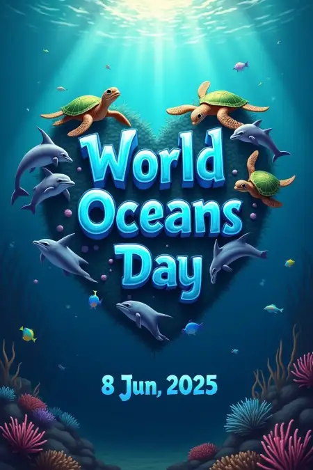 Environmental Awareness Ocean Day Image - Free World Oceans Day Download