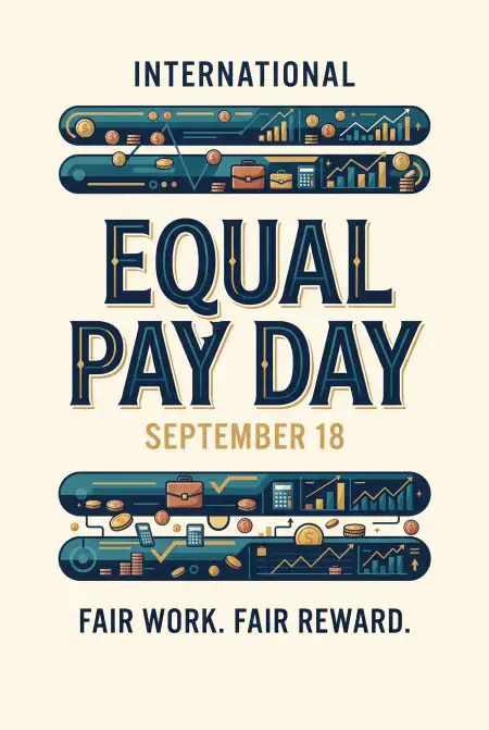 equal pay for equal work instagram post - International Equal Pay Day