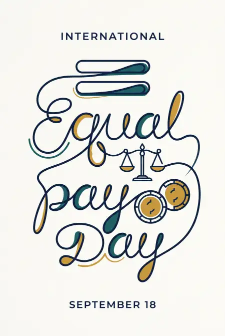 equal pay for women social media post - International Equal Pay Day 2026