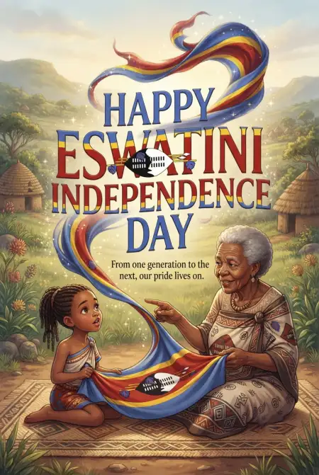 Eswatini Independence Day Instagram Post 2026 - Free Eswatini Independence Day 2026 Download