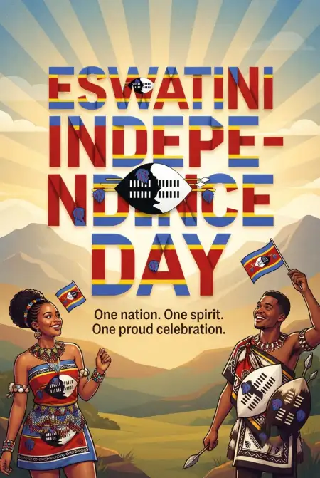 Eswatini Independence Day September 6 2026 - Free Eswatini Independence Day 2026 Download
