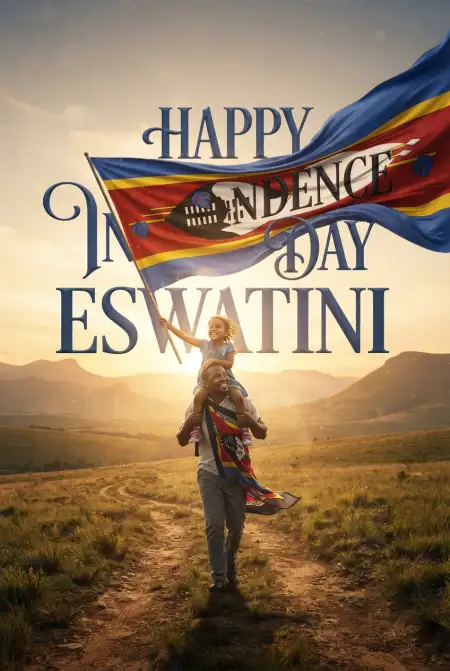 Eswatini Independence Day Wishes Images For Social Media - Free Eswatini Independence Day 2026 Download