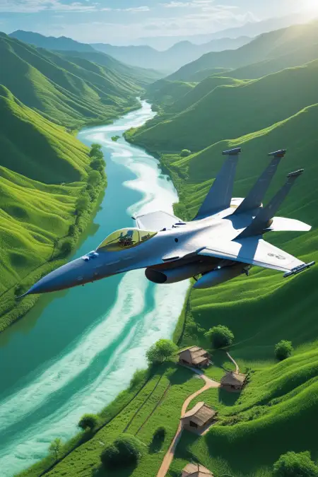 F16 Fighter Jet At Night Background Hd - Free Background Download