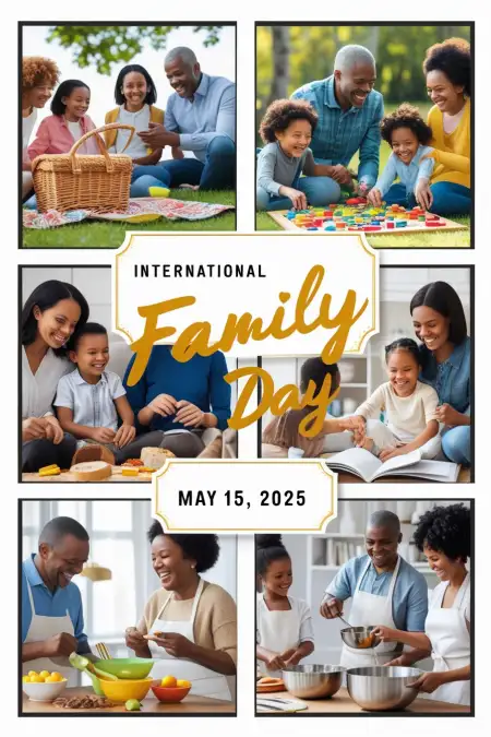 Family Support And Unity Poster Photo - Free International Family Day Download