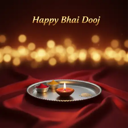 Famous Happy Bhai Dooj 2025 Wishes Shared On Pinterest - Free Red Download