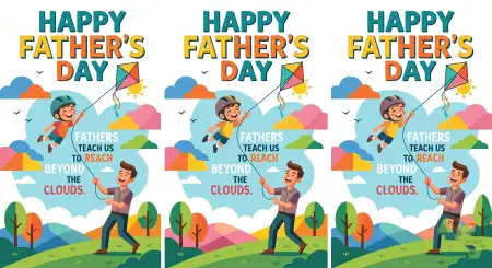 Free Fathers Day 2026 Printable Card Transparent PNG Download