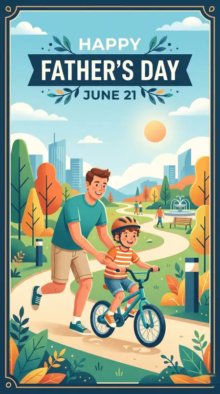 Fathers Day 2026 School Activity Poster - Free Fathers Day 2026 Download
