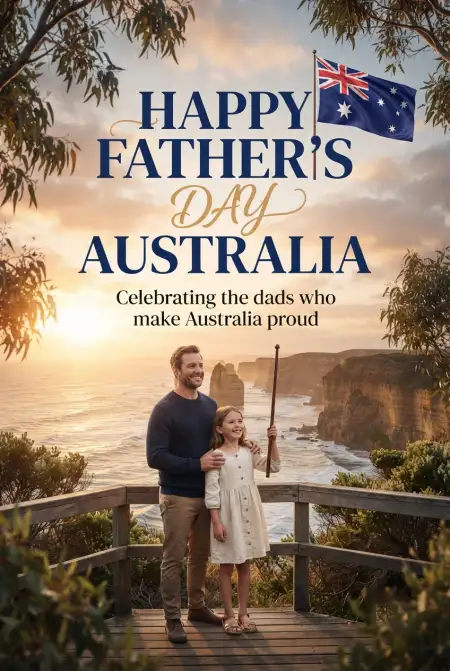 Free Fathers Day Australia 2026 Australian Flag Images Image Download