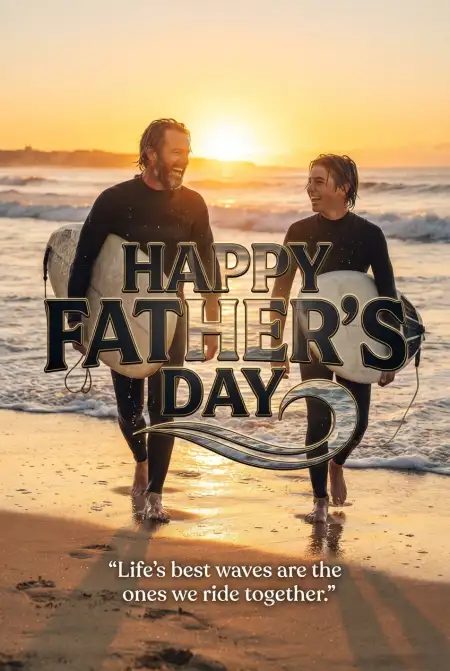 Free Fathers Day Australia 2026 Digital Greeting Card Image Download