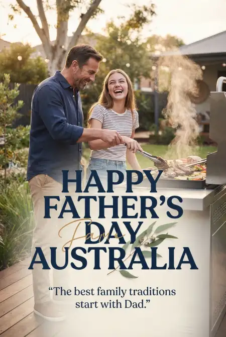 Free Fathers Day Australia 2026 Greetings Image Download