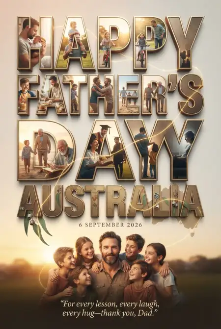 Free Fathers Day Australia 2026 Png Image Download