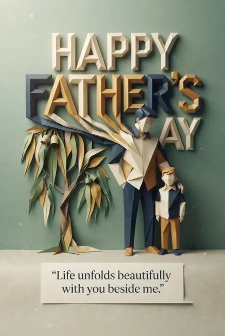 Free Fathers Day Australia Card With Beautiful Quote Image Download