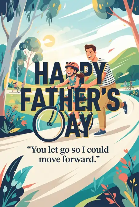 Free Fathers Day Greeting Card Design Australia 2026 Image Download