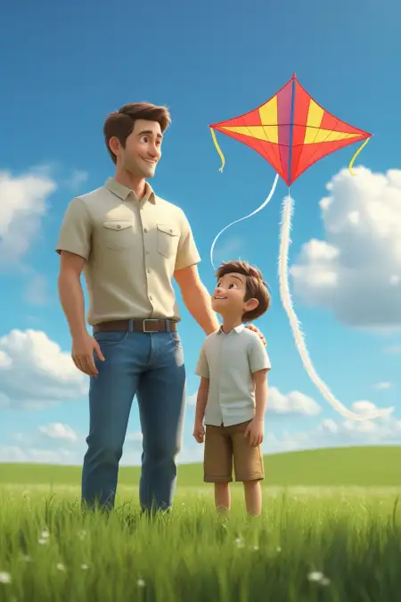 Fathers Day Illustrated Wallpaper HD - Free Background Download