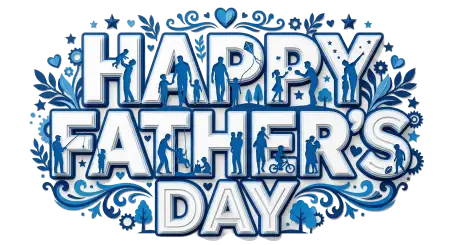 Fathers Day Neon Text Png 2 - Free Fathers Day Png Download