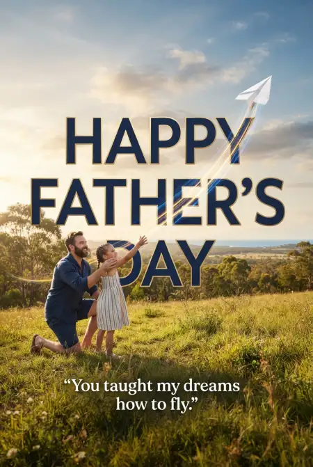 Free Fathers Day Wishes From Daughter Australia 2026 Image Download