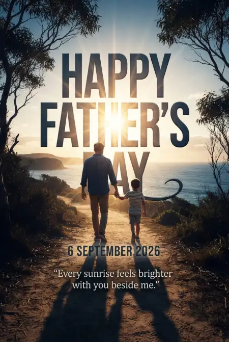 Free Fathers Day Wishes From Son Australia 2026 Image Download