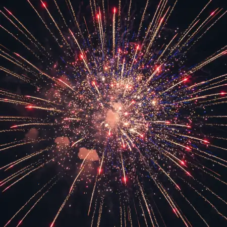 Free Festival New Year Fireworks Background Background Download