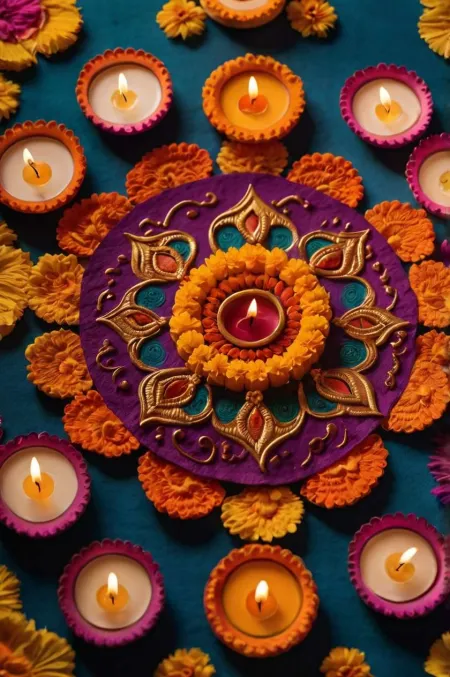 Festive Diwali Lights Backgrounds Hd Download - Free Background Download