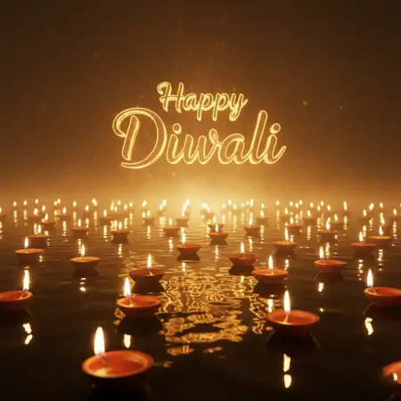 Festive Happy Diwali Greetings 2025 Poster Download - Free Happy Diwali 2025 Download