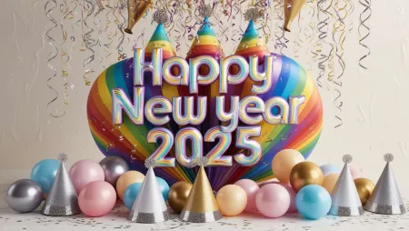Festive New Year 2025 Social Media Content - Free Related New Year 2025 Social Media Posts Image