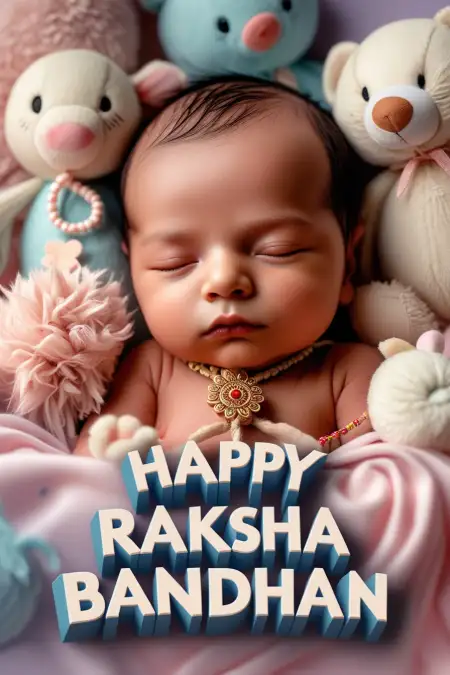 First Rakhi Wishes For Baby Boy - Free Happy Raksha Bandhan Wishes For Children Download