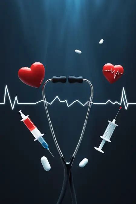Flat Vector Medical Background Illustration - Free Background Download