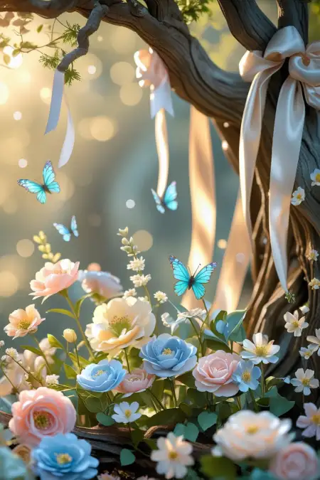 Floral Birthday Background Aesthetic - Free Aesthetic Background Download