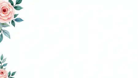 Free Flower Border Design Background Image Download