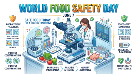 Food Safety Awareness Vector Illustration Png - Free World Food Safety Day Png Download