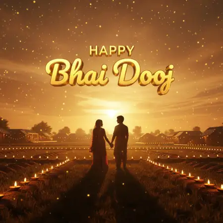 Free Happy Bhai Dooj Vector Images For Digital Greeting - Free Bhai Dooj Download