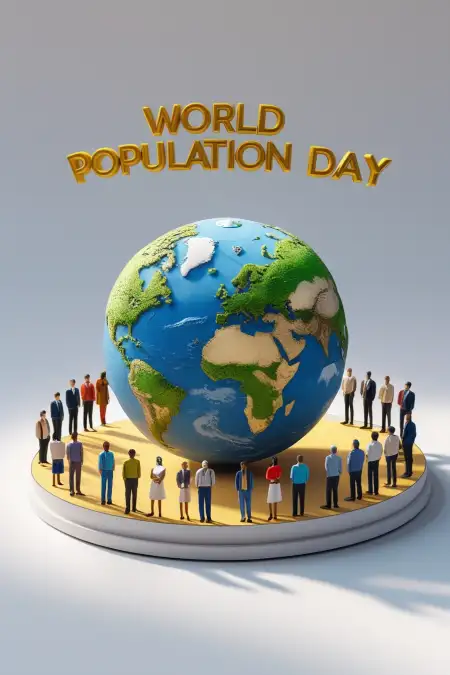 Free Poster For World Population Day - Free World Population Day Download