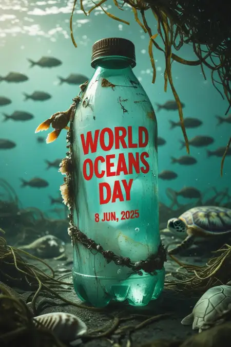 Free World Oceans Day Instagram Post Image - Free World Oceans Day Download