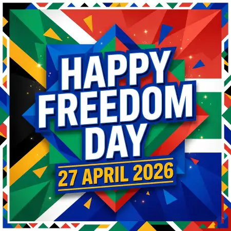 Freedom Day South Africa 2026 Png Images Free Download Text - Free Happy Freedom Day South Africa Wishes 2026 Download