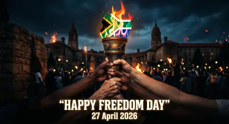 Freedom Day South Africa 2026 Poster Captions Images - Free Happy Freedom Day South Africa Wishes 2026 Download