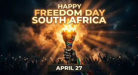 Freedom Day South Africa 2026 Social Media Poster Text - Free Happy Freedom Day South Africa Wishes 2026 Download