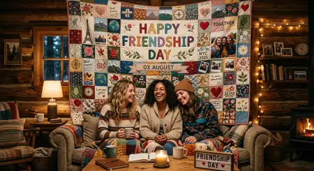 Free Friendship Day 2026 Aesthetic Design Background Image Download