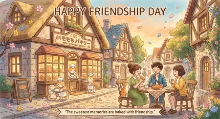 Free Friendship Day 2026 Anime Artwork Background Image Download